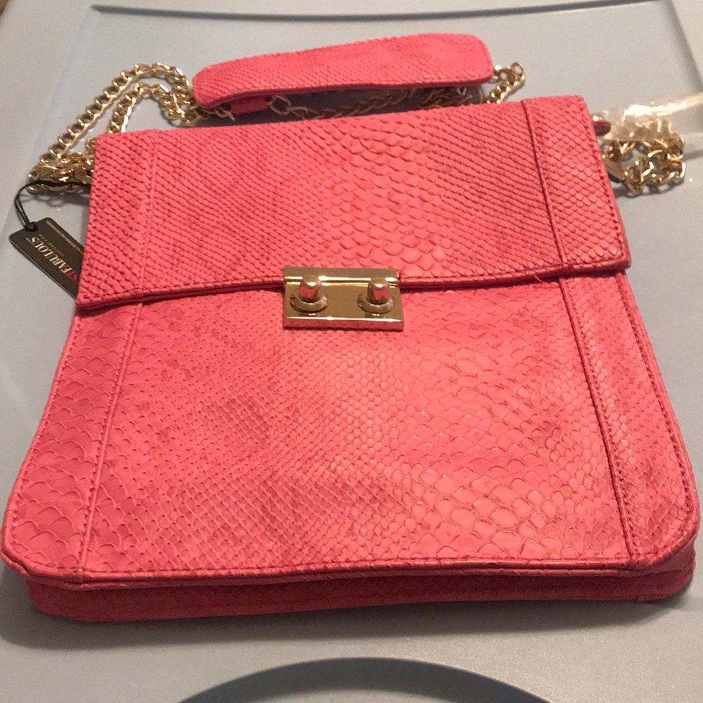 Pink Snakeskin Bag